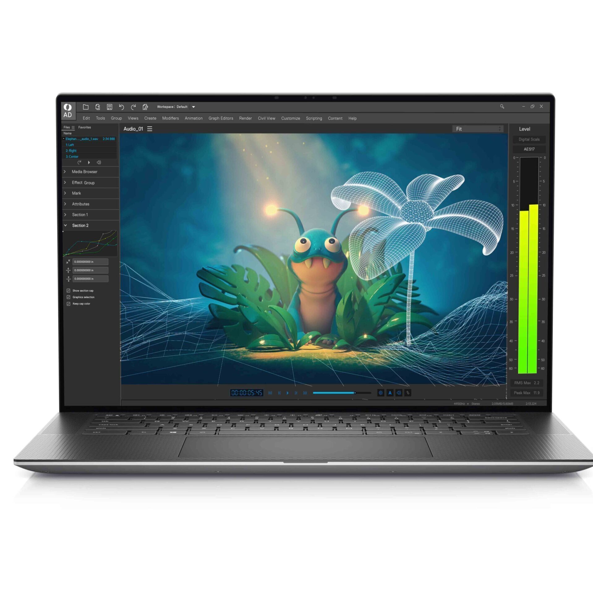 لپ‌تاپ دل مدل Dell Precision 5570 | پردازنده Core i7 12700H | رم 64 گیگابایت DDR5 | حافظه داخلی 1 ترابایت SSD | گرافیک RTX A1000 4GB لمسی 4k (استوک)