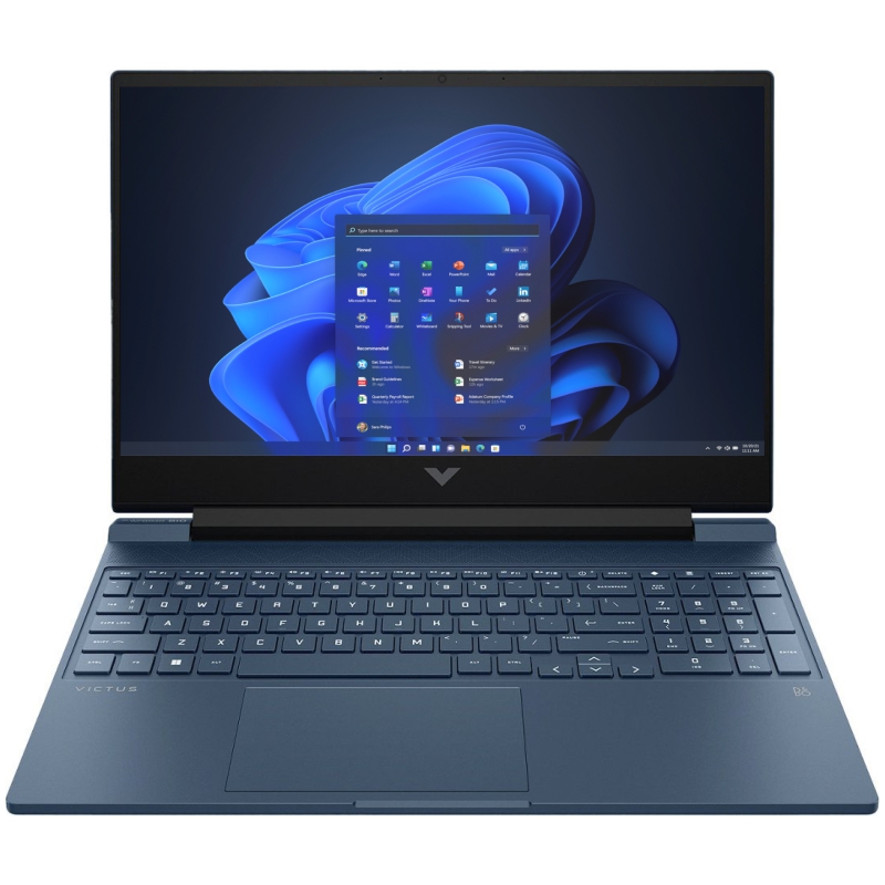 لپتاپ اچ پی مدل HP Victus 15 gaming | پردازنده Ryzen 5 7535HS | رم 16 گیگابایت DDR5 | حافظه داخلی 512 گیگابایت SSD | گرافیک Nvidia RTX 2050 4GB (استوک)
