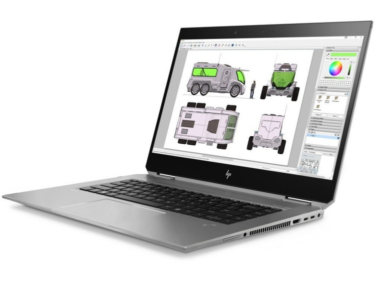 لپتاپ اچ پی مدل HP Zbook Studio X360 G5 | پردازنده Core i7 8750H | رم 16 گیگابایت DDR4 | حافظه 512 گیگابایت SSD | گرافیک Quadro P1000 4GB | صفحه نمایش لمسی 15.6 اینچی 360 درجه (استوک)