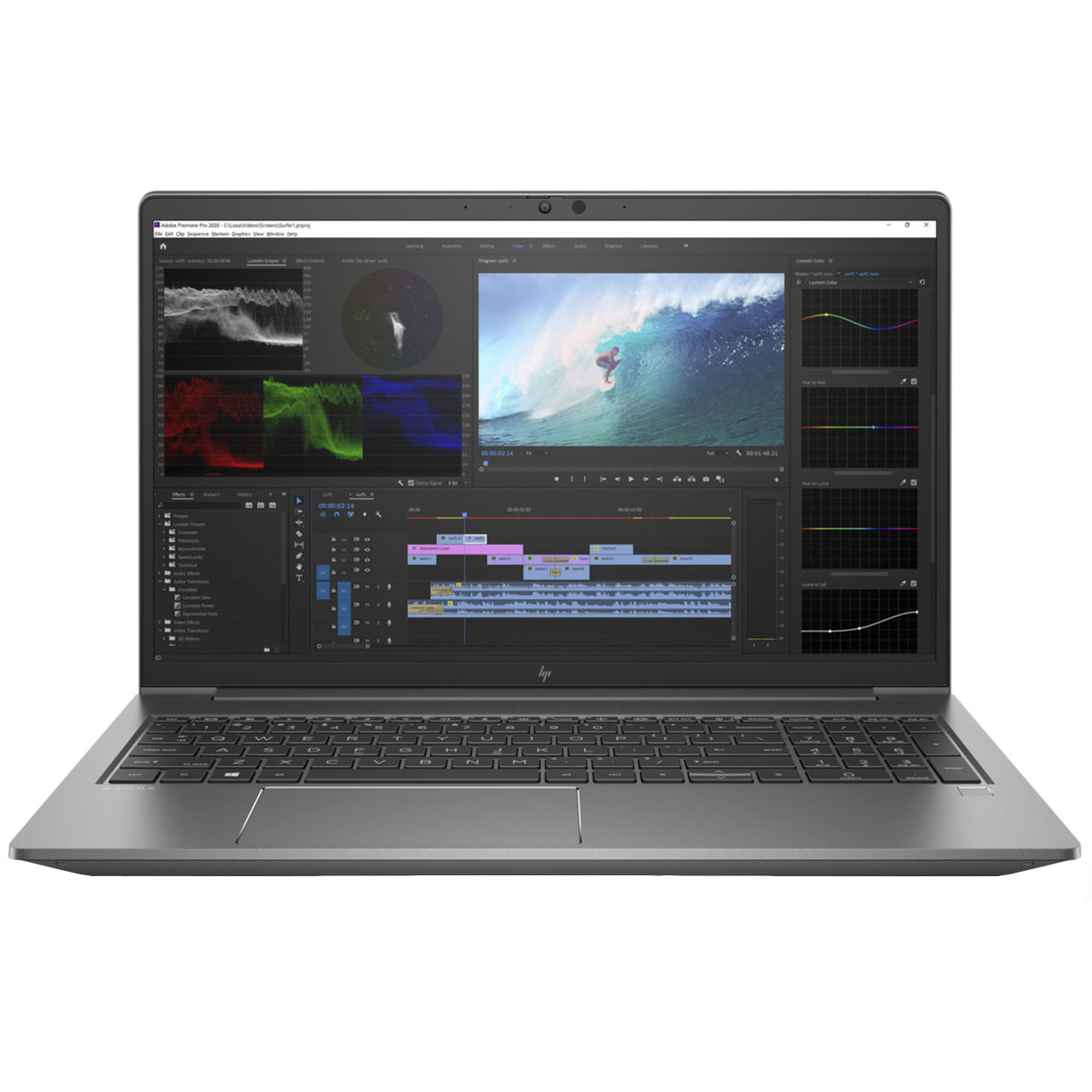 لپ‌تاپ اچ پی مدل HP Zbook Studio G7 | پردازنده Core i9 10885H | رم 16 گیگابایت DDR4 | حافظه داخلی 512 گیگابایت | گرافیک Quadro T1000 | صفحه نمایش 15.6 اینچی (استوک)